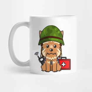 Yorkshire Terrier Army Dog Mug